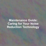 Maintenance Guide: Caring for Your Noise Reduction Technology